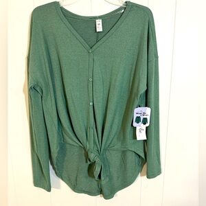 NWT Medium Sweater Cardigan Tye Top